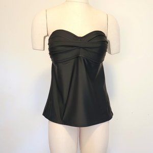 J. by J. Crew Black Swim Top Strap Tankini